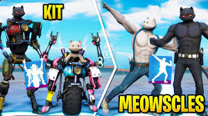 Find out all the fortnite new leaks and info at sportskeeda. Fortnite Kit Vs Meowscles Dance Battle Chapter 2 Season 3 Youtube