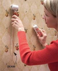Pro Paint And Wallpapering Tips Wallpapering Tips Wallpaper Repair Painting Over Wallpaper