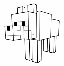 16 Minecraft Coloring Pages Pdf Psd Png Minecraft Printables Minecraft Coloring Pages Minecraft Wolf