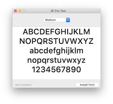 Install The San Francisco Sf Font Pack On Mac Fonts For Mac Moodboard App Font Packs
