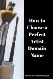 How To Choose A Perfect Artist Domain Name Selling Art Online Name For Instagram Sell My Art