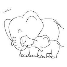 Top 20 Free Printable Elephant Coloring Pages Online Elephant Coloring Page Elephant Template Elephant Colouring Pictures