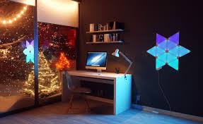 Give Your Home More Life And Tesselate Your Wall With The Game Changer Nanoleaf Aurora Smart Lightning Kits Nanoleaf Lights Game Room Lighting Nanoleaf Aurora