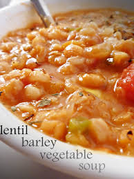 Lentil Vegetable Barley Soup Healthy Recipes Recipes Vegetarian Recipes