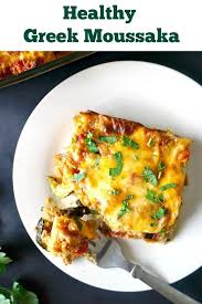 Easy Greek Moussaka With Ground Turkey Eggplant And Potatoes Topped With A Creamy Bechamel Sauce A Complete Dinner Recipe Th Moussaka Recipe Moussaka Recipes