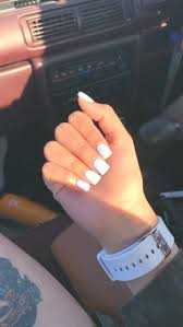 Pearl shine glossy fake nails shimmer white square french nail ombre faux ongles gradient medium fingernails with gluetabs. Acrylic Nails Short Square Short Acrylic Nails Can Be Very Fun To Play Around With All You Need To K Short Acrylic Nails Square Acrylic Nails Red Acrylic Nails