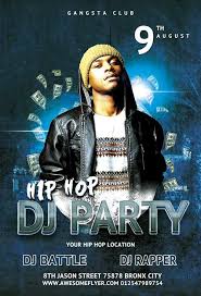 Free Hip Hop Battle Dj Party Flyer Template Flyer Template Dj Party Flyer