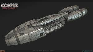 Artstation Battlestar Galactica Deadlock Forge Studios Battlestar Galactica Ship Battlestar Galactica Starship Design
