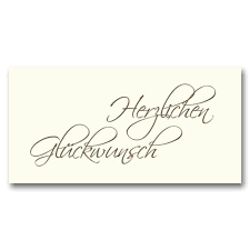 Wir wünschen euch, dass eure liebe so stark wie ein felsen ist, so tief wie der ozean und so endlos wie persönliche widmung an das brautpaar, eintrag ins gästebuch zur hochzeit und co. Gluckwunschkarte Glanzkarton Schriftzug Herzlichen Gluckwunsch Gluckwunschkarten Hochzeits Gluckwunschkarten Alle Karten De