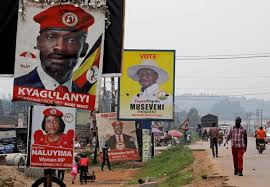 Ugandans began voting in a tense election thursday under heavy security and an internet blackout as veteran leader yoweri museveni pursues a sixth term against a former pop star half his age. N9cnzcbvbnl Km