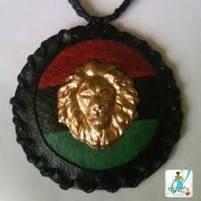 Leather Rbg Lion Head Medallion With By Brownskinthings On Etsy African American Flag Pan African Flag African Flag