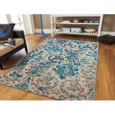 Century Rugs Luxury Rugs For Living Room Blue 8x10 Rug Under 100 Gray Modern Distressed Rugs 8x11 Dining Room Rugs For Under The Table Walmart Com Modern Rugs Blue Rugs In