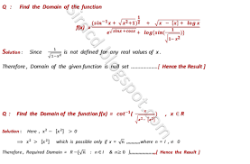 Applied Mathematics Domain Of The Function Domain Mathematics How To Apply