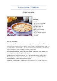 Clafouti Aux Poires Sg Recettes De Cuisine Recette Cyril Lignac Cuisine
