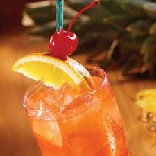 Olive Gardens Venetian Sunset 3 Ounces Martini And Rossi Asti 3 Ounces Pineapple Juice 1 2 Ounce Grenadine Cherry Yummy Drinks Fun Drinks Pineapple Juice