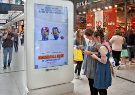 Despicable Me 2 Reaches Fans Using Interactive Digital Out Of Home Advertising Campaign Out Of Home Advertising Digital Signage Digital Signage Solutions