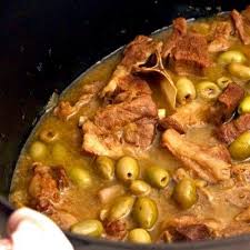 Tajine D Agneau Olives Vertes Citron Confit Tajine Agneau Tajine Agneau Citron Recette Tajine Agneau