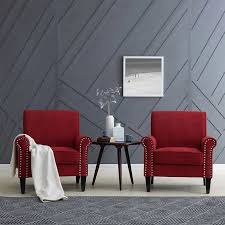 Monroe Fabric Club Chair 2 Pack Red Adirondack Chairs For Sale Chairs For Sale Patio Chairs