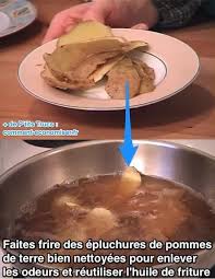 Voici Comment Reutiliser L Huile De Friture Encore Plus Longtemps Huile De Friture Trucs De Cuisine Friture