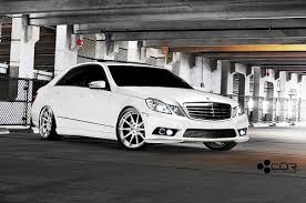 White Mercedes Benz E350 Sedan W212 Mercedes Benz E350 Mustang Wheels Mercedes Benz Cars