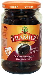 Les Olives Noires Confites Denoyautees En Bocal De 150g Tramier Olives Confit Olives Noires