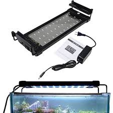 Mingdak Led Aquarium Light Fixture Fish Tank Hood Lights For Freshwater And Saltwater Universal Exten Fish Tank Lights Aquarium Lighting Led Aquarium Lighting