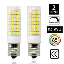 E17 Led Bulb Microwave Oven Light 850 Lumens Daylight White 6000k 8 5w 75w Halogen Equivalent Dimmable88x2835 Smd Ac110130vi ˆpack Of Led Bulb Bulb Light Bulb