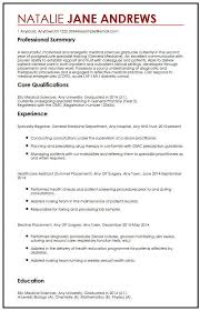 Tips for using a medical resume sample. Cv Example For Medical Students Cv Example Myperfectcv