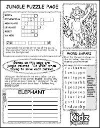Jungle Puzzle Activity Sheet Free Coloring Pages For Kids Printable Colour Activity Sheets For Kids Printable Activities For Kids Free Printable Activities
