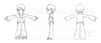 106185d1243978607 Blender Character Design 2d Sketch To 3d Image002 Png 1024 439 Cartoon Character Design Character Model Sheet Character Modeling