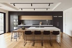 High Street Cuisine Moderne Cuisine Contemporaine Cuisine Noire Et Bois