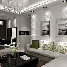 Pin By Subitra Dali On Open Plan Living Room White Brick Wall Living Room Brick Wall Living Room Brick Wallpaper Living Room