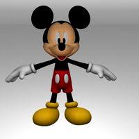 Mickey Mouse 3d Model Mickey Mickey Mouse Mouse