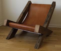 Reclaimed Wood And Leather Lounge Chair By Ticinodesign On Etsy 980 00 Wood Lounge Chair Rustic Lounge Chair Reclaimed Wood Chair
