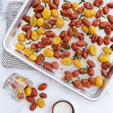 Oven Roasted Candy Tomatoes