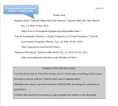 Proper Mla Works Cited Page Proper Mla Format Works Cited Page Example Essay Writing Examples College Essay Examples Essay Examples