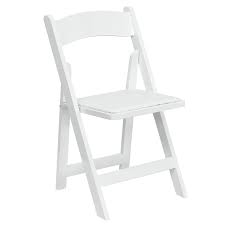 White Wood Folding Chair With Vinyl Padded Seat Wood Folding Chair White Folding Chairs Wooden Folding Chairs