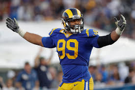 Aaron charles donald (born may 23, 1991) is an american football defensive tackle for the los angeles rams of the national football league (nfl). Aaron Donald Doesn T Look Like A Defensive Tackle So He Reinvented The Position The New York Times