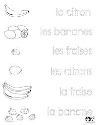 Worksheets French Fruit Learning French For Kids Learn French French For Beginners