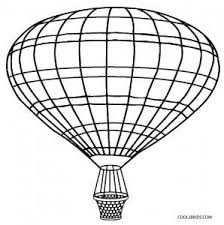 Hot Air Balloon Basket Coloring Page Air Balloon Balloons Vintage Hot Air Balloon