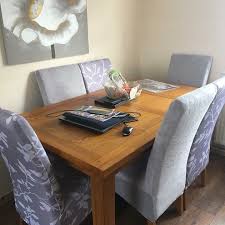 Gorgeous Silver Grey Velvet With Grey And White Patterned Chairfx Chair Covers Fast Worldwide Delivery Fr In 2020 Dining Chair Covers Chair Covers Chair Decorations