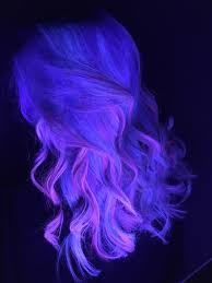 Underground Cosmetics Semi Permanent Hair Dye All The Colors Glow Under Blacklight Creative Hair Color Neon Hair Color Glow Hair