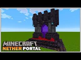 How To Build A Nether Portal In Minecraft 1 16 Nether Update Youtube Minecraft Portal Minecraft Plans Minecraft Blueprints