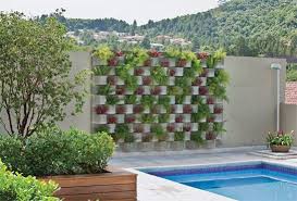 Encuentra ideas y productos para conseguir el baño que se adapte a tus necesidades. Resultado De Imagen Para Ideas Con Bloques De Cemento Jardineras De Concreto Maceteros De Jardin Jardin De Concreto