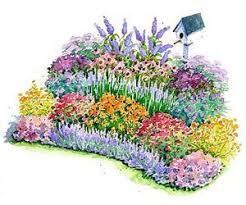 Bring Summer Color And Wildlife To Your Garden With This No Fuss Bird And Butterfly Garden Plan Butterfly Garden Design Garden Planning Butterfly Garden