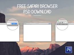 Free Psd Safari Browser Mockup Freebiesbug Photoshop Mockup Free Mockup Free Psd Free Psd
