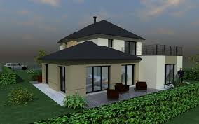 Maison 4 Pans Avec Extension Modele Maison Extension Maison Maison