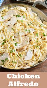 Chicken Alfredo Is A Classic Italian American Dish Made With Rich Crea Simple Chicken Alfredo Recipe Chicken Alfredo Fettuccine Recipe Chicken Alfredo Recipes
