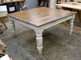 5 Square Pine Farmhouse Table Rustic Farmhouse Table Dining Table Square Dining Tables