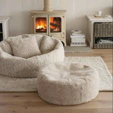 Fireplace Bean Bag Chair Furniture Comfy Chairs